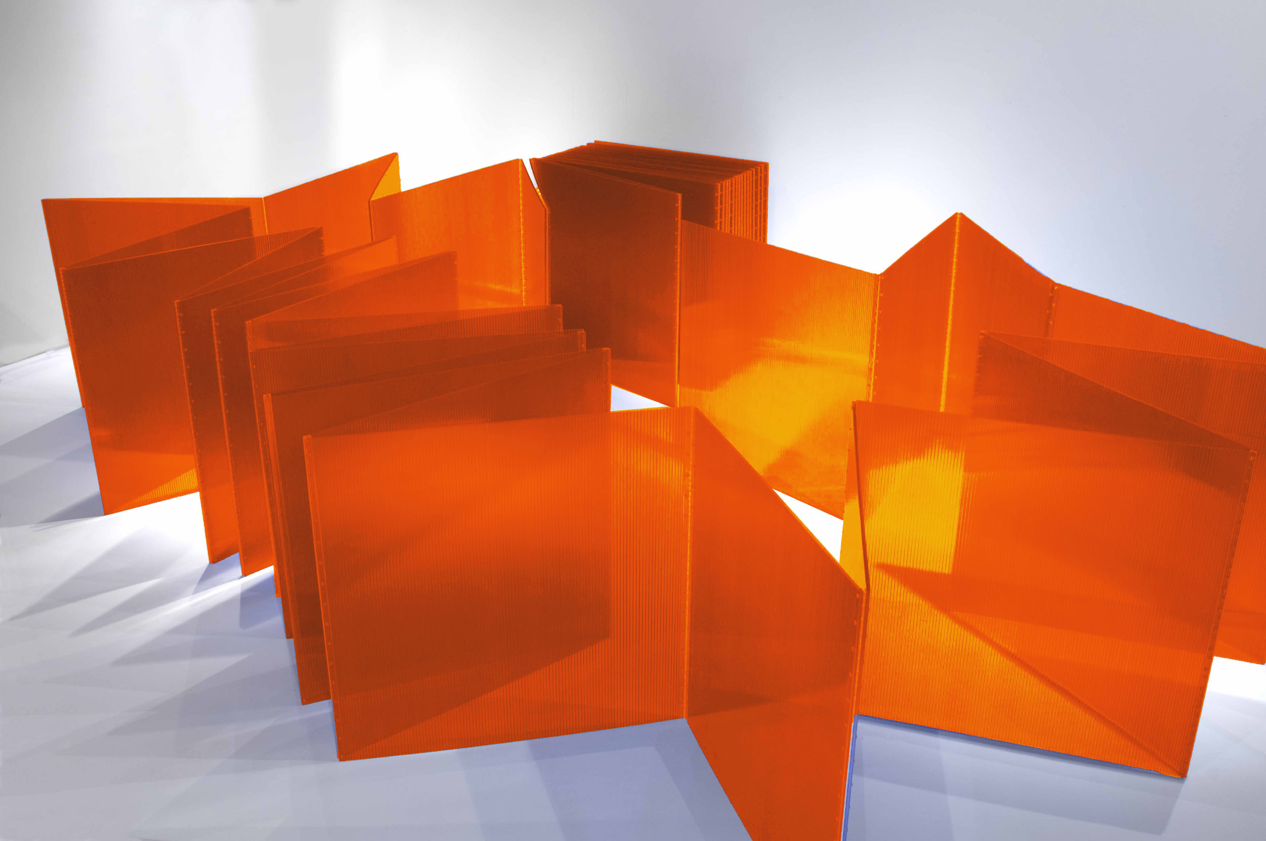 CeciliadeTorresLtdMartaChilindronCube482014TwinWallpolycarbonate48X48X48in4red