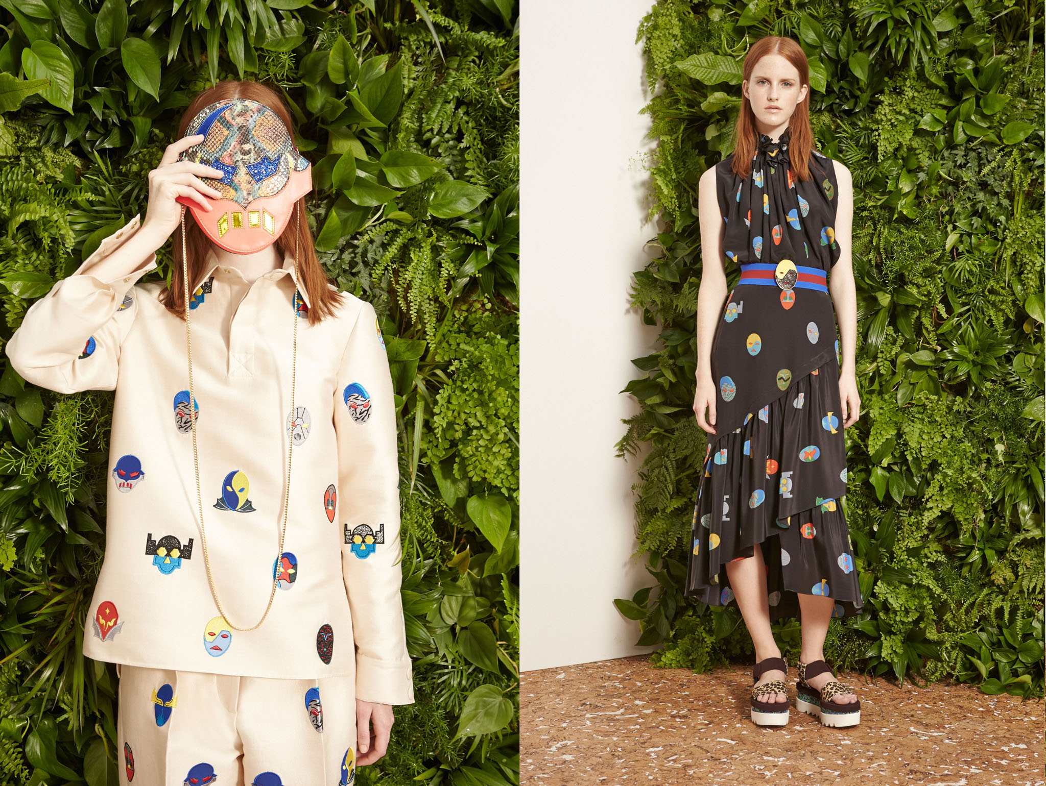 缤纷色彩印花的 Stella McCartney 2015 早春系列