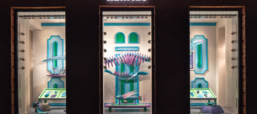 Hermes x Zim&Zou 上海店橱窗秀：Museum of Supernatural History