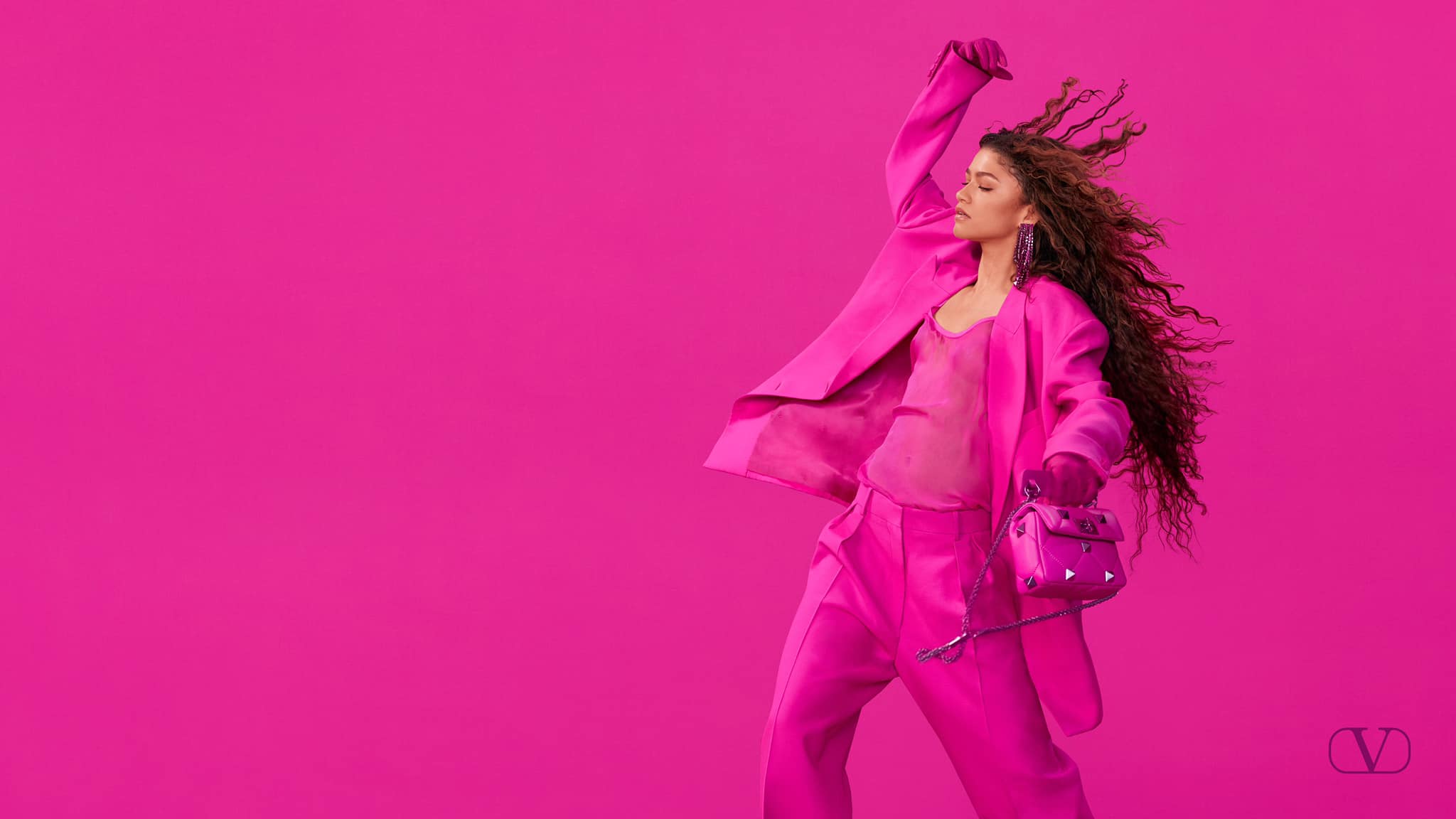 Valentino PP Pink Fall 2022 Ad Campaign