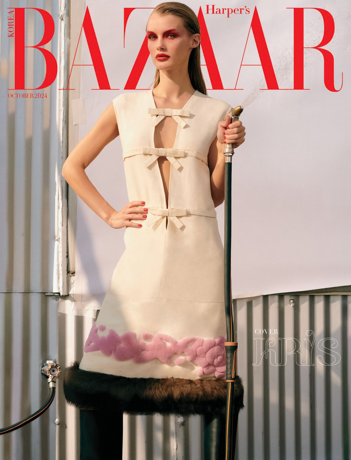 Harper's Bazaar Korea October 2024: Kris Grikaite