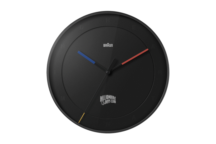 https://bbcicecream.eu/products/braun-x-billionaire-boys-club-analogue-wall-clock-black